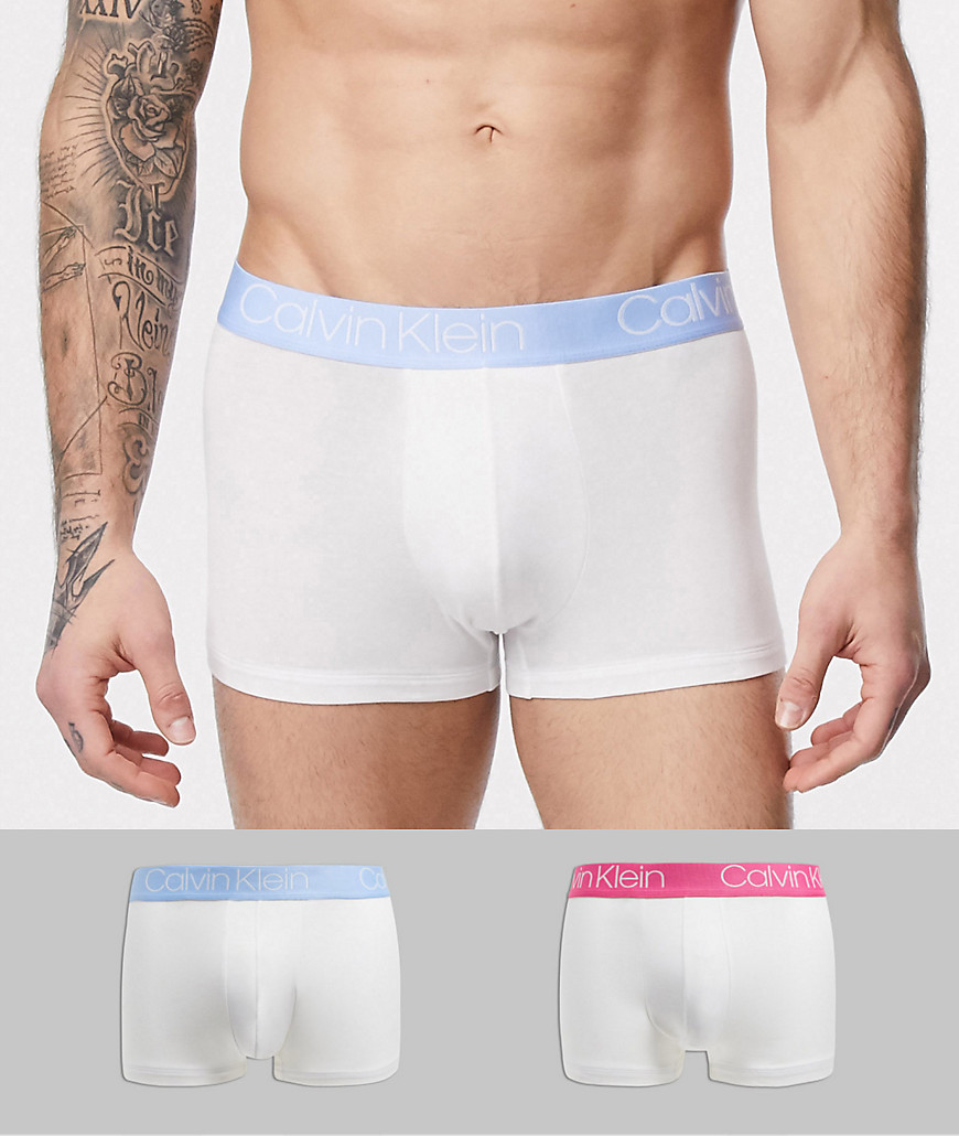 Calvin Klein - Confezione da 2 boxer aderenti-Bianco