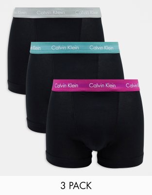 Nike - Dri-FIT Essential - Confezione Da 3 Boxer Neri In Microfibra Con Fascia In Vita Blu