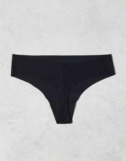 Calvin Klein - Confezione da 3 perizomi invisibili in microfibra beige/nero/rosso, 3 di 3