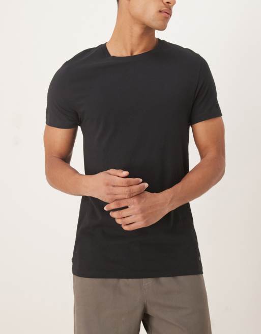 Calvin Klein - Confezione da 3 T-shirt a maniche corte color nero/grigio/rosso, 2 di 5