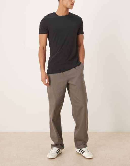 Calvin Klein - Confezione da 3 T-shirt a maniche corte color nero/grigio/rosso, 5 di 5