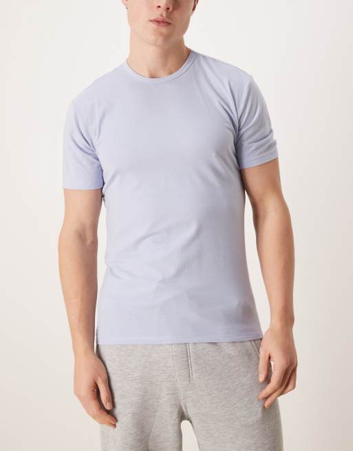 Calvin Klein - Confezione da 3 T-shirt a maniche corte grigia, bianca e azzurra, 2 di 5