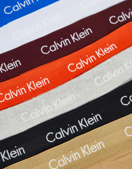 Calvin Klein - Confezione da 7 boxer aderenti multicolore a vita bassa , 3 di 4