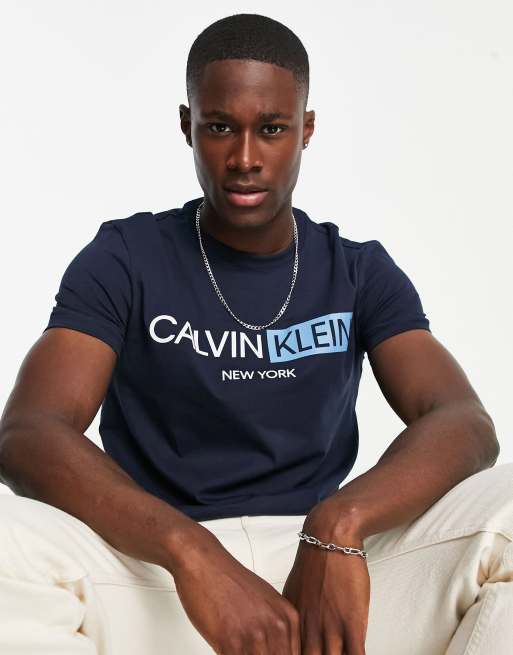 T-shirts Calvin Klein Graphic Tee Navy