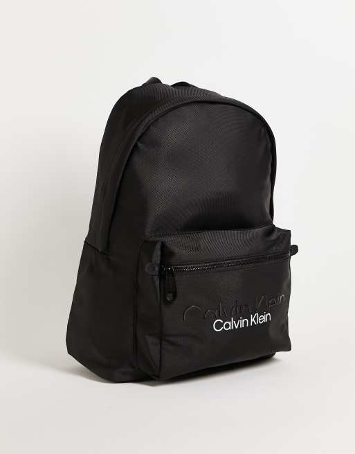 Calvin klein on sale logo backpack