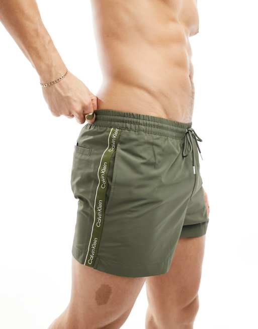 Calvin Klein Men s Core Shell Swimming Shorts Green Boardshorts