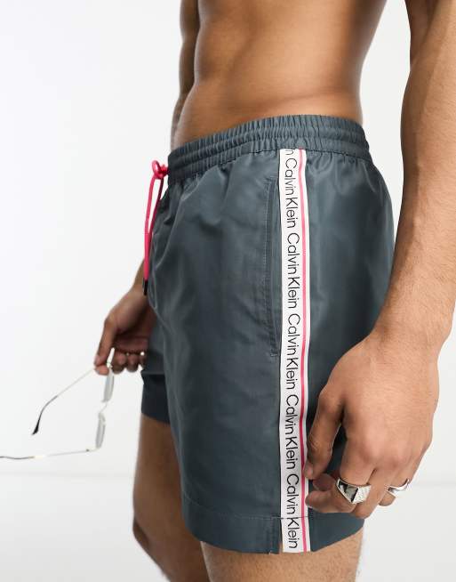 Calvin klein shop grey swim shorts