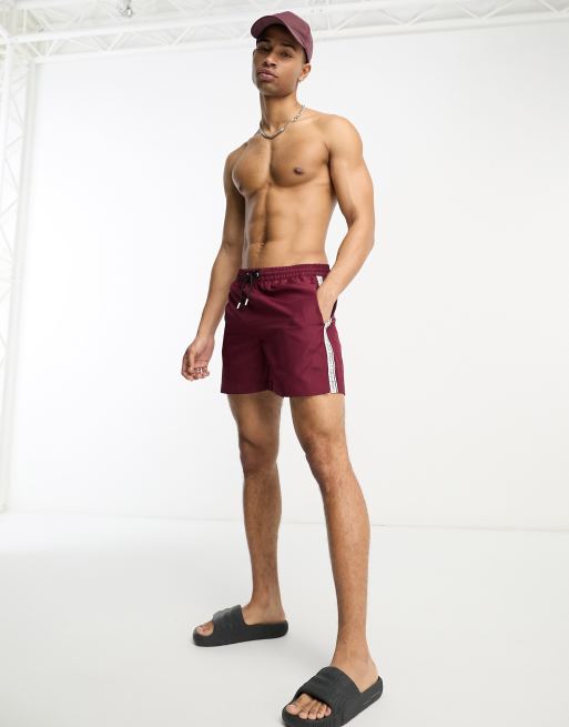 Short Drawstring Swim Shorts - CK Monogram Calvin Klein®