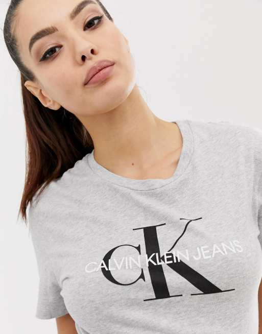 | regular tee logo core fit Klein ASOS monogram Calvin