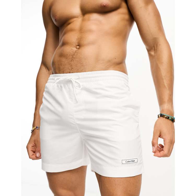 White calvin klein swim deals shorts