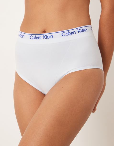 Calvin Klein - Corrigerend ondergoed - Onderbroek met hoge taille in ijsblauw - view 1
