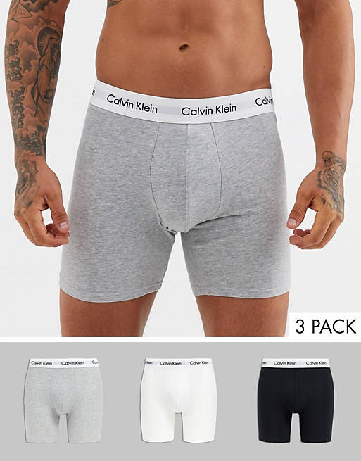 Efficiënt Technologie Pompeii Calvin Klein Cotton 3 pack boxer briefs | ASOS