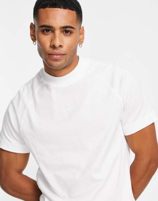 Calvin Logo Crew Neck Tee, white