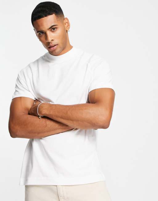 Calvin Klein Stripe Logo T Shirt White, $44, Asos