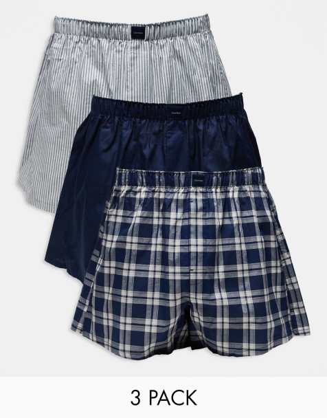Calvin Klein Cotton Classics 3 pack boxer short in multi - view 1