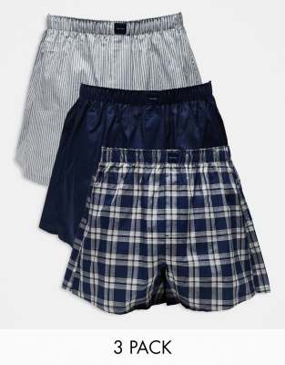 Sth. Shore Confezione 3 T-Shirt Uomo In Cotone - Girocollo Maniche Corte - Taglie S - Blu Navy, Azzurro, Verde Ivy - 2