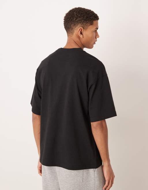 Calvin Klein Cotton loungewear t-shirt in black, 3 of 5