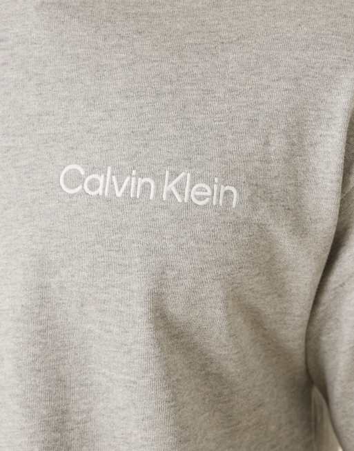 Calvin Klein Cotton loungewear T-shirt in gray, 5 of 5