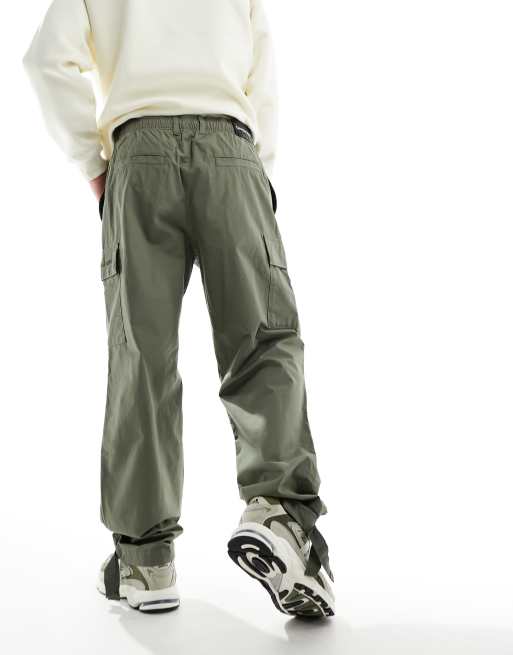 Calvin Klein Cotton Ripstop Cargo Pants in green