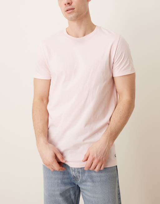 Calvin Klein Cotton – Rosa, marinblå och vita t-shirts, 3-pack, 2 av 5
