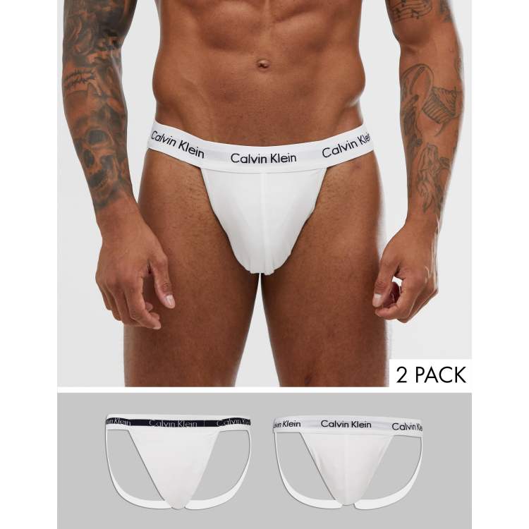 calvin klein jockstrap  Calvin Klein Cotton Stretch 2 Pack Jock