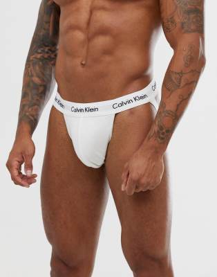 calvin klein jockstrap white