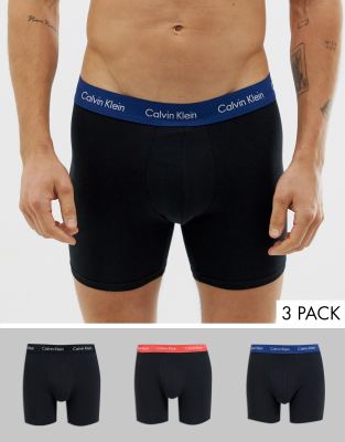 calvin klein cotton stretch 3 pack boxer briefs