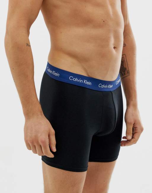 Descubrir 76+ imagen calvin klein men's cotton stretch 3-pack boxer ...