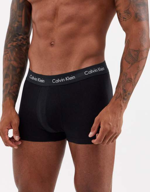 3 Pack Low Rise Trunks - Cotton Stretch Calvin Klein®