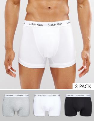 Calvin Klein Underwear MODERN COTTON STRETCH TRUNK 3-PACK Multi