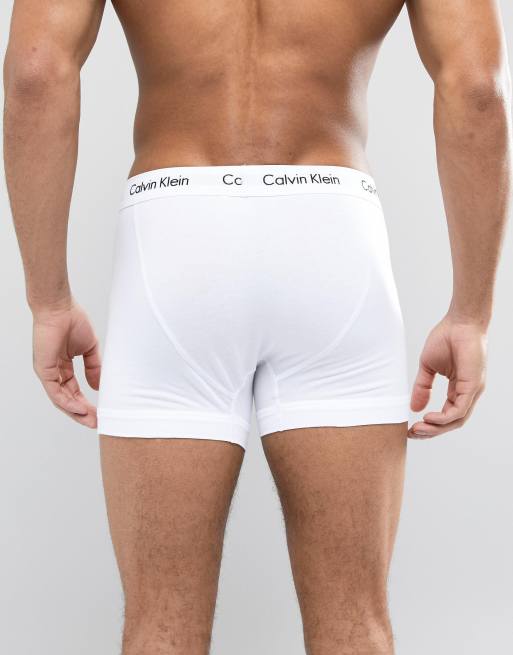 Calvin Klein 3-Pack Cotton Stretch Boxer Briefs - White - Color