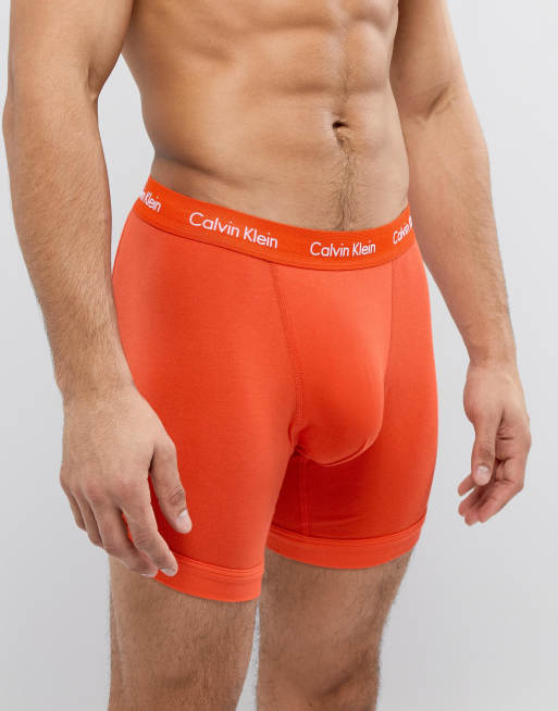 Calvin klein shop orange boxers