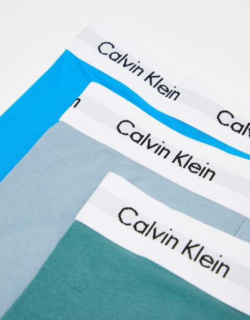 Calvin Klein - Cotton Stretch - Confezione da 3 boxer aderenti a vita bassa multicolore, 2 di 4