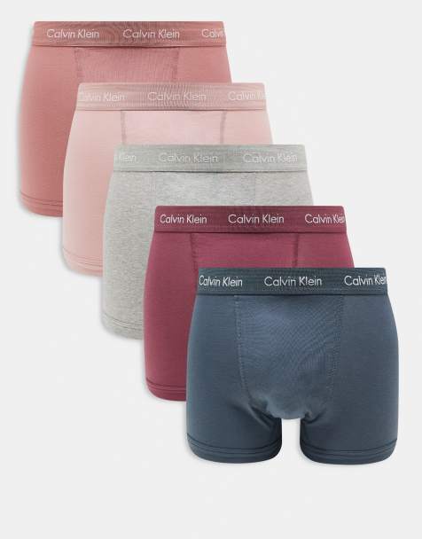 Calvin Klein – Cotton Stretch – Pastellfärgade trunks, 5-pack - view 1