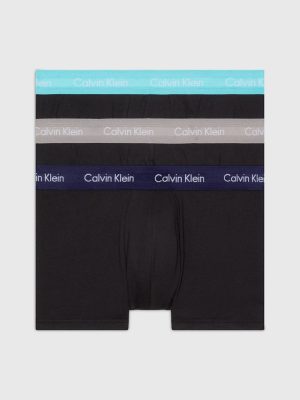 calvin klein cotton stretch trunks black