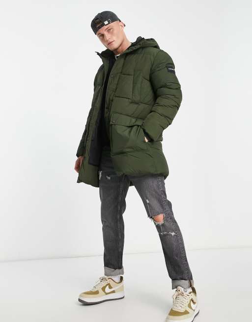 Calvin klein hot sale green jacket