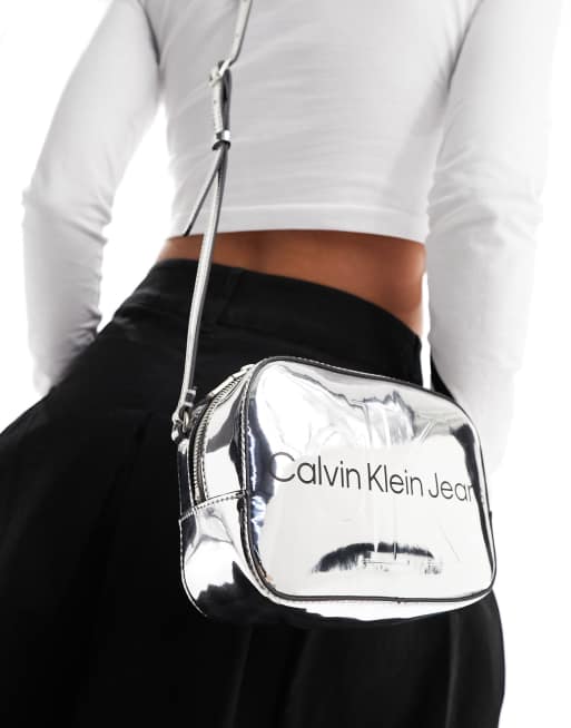 Grey calvin klein discount purse