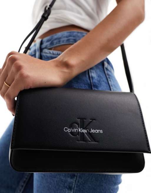 Calvin Klein Crossbody Wallet Bag in black ASOS