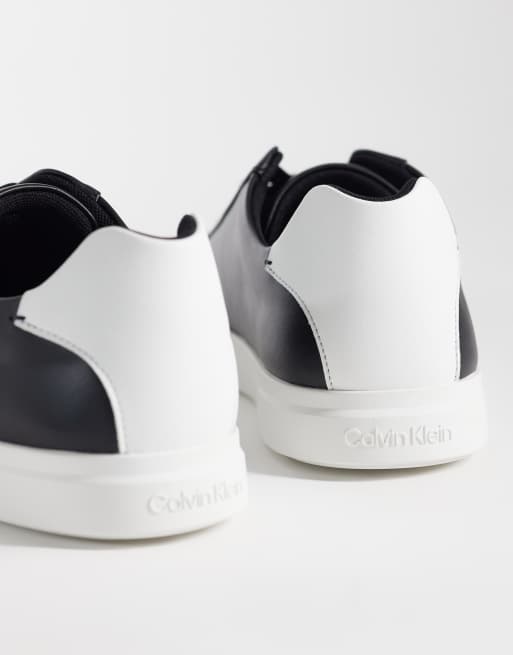 Calvin Klein – Cupsole-Sneaker aus Leder in Schwarz mit niedrigem Profil, 5 von 5