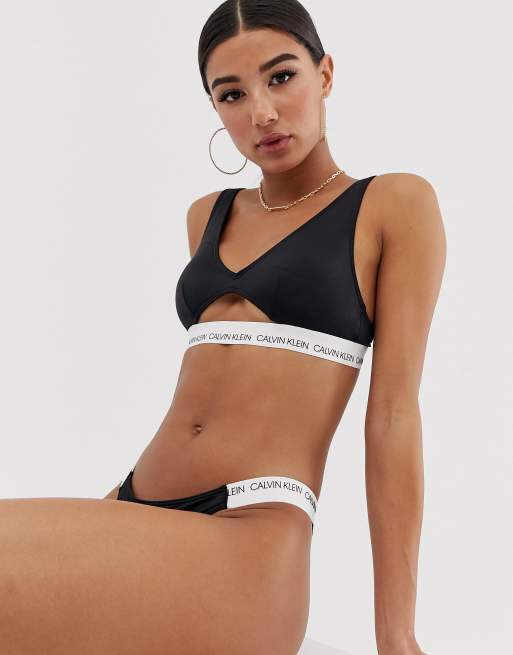 Calvin klein cut cheap out bikini