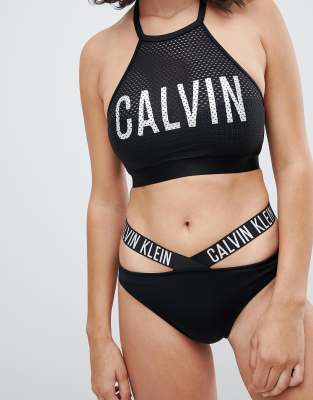 calvin klein cut out bikini