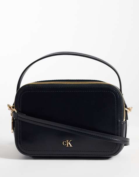 Calvin Klein – Czarna mała torebka z paskiem crossbody - view 1