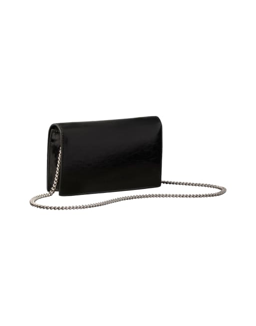 Calvin Klein – Czarna metaliczna mała torebka crossbody, 2 z 4