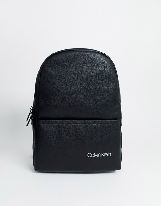 Calvin Klein Direct round backpack in black