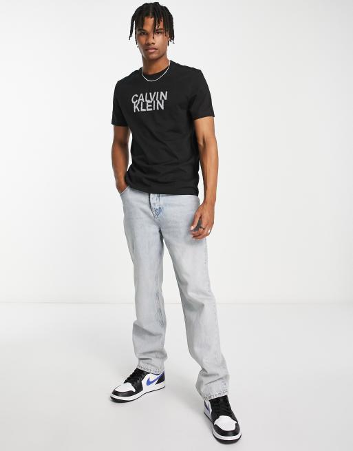 Calvin Klein logo t-shirt in black