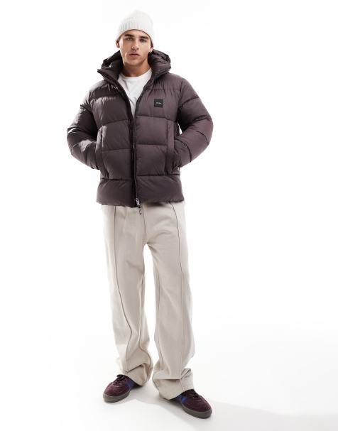 Calvin Klein - Doudoune à capuche - Marron - view 1