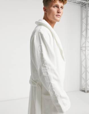 Calvin Klein dressing gown in white