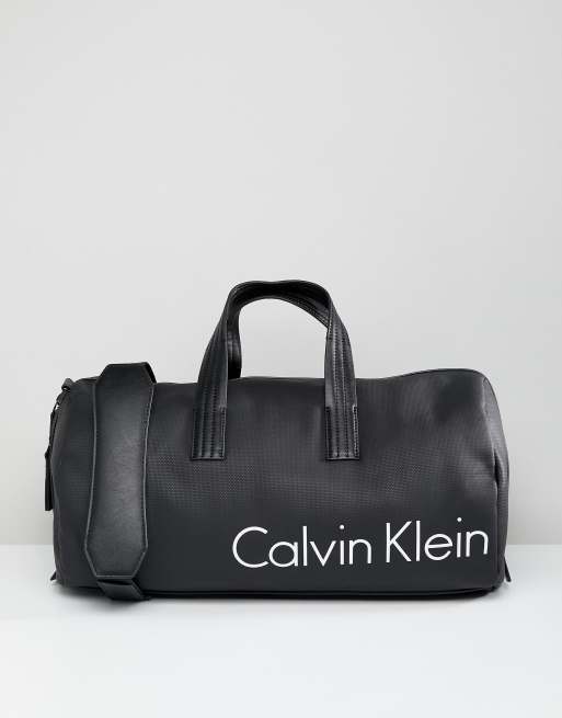 Calvin Klein Duffle Bag With Logo