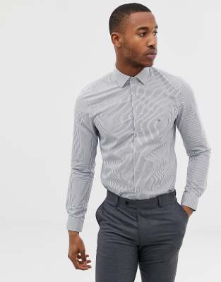 calvin klein slim dress shirt