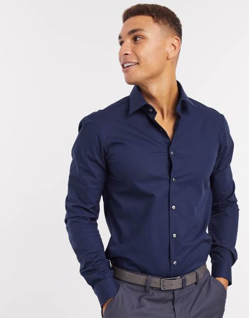 Calvin klein hotsell fitted shirt